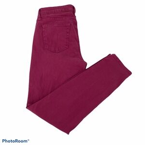 Just Black Pink Stretch Cowgirl Western Casual Pockets Skinny Jeans Women 29